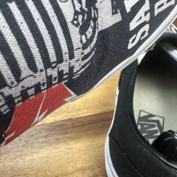 Vans Salzer's Records Ventura CA Foot the Bill Custom X You Slip On Mens 7 - Picture 10 of 16